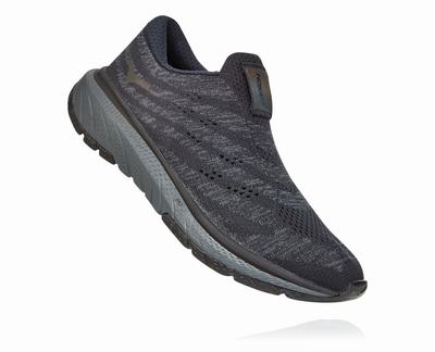 Hoka One One Cavu 3 Slip - Sapatilhas De Estrada Mulher - Pretas/Cinzentas Escuro, VN79630